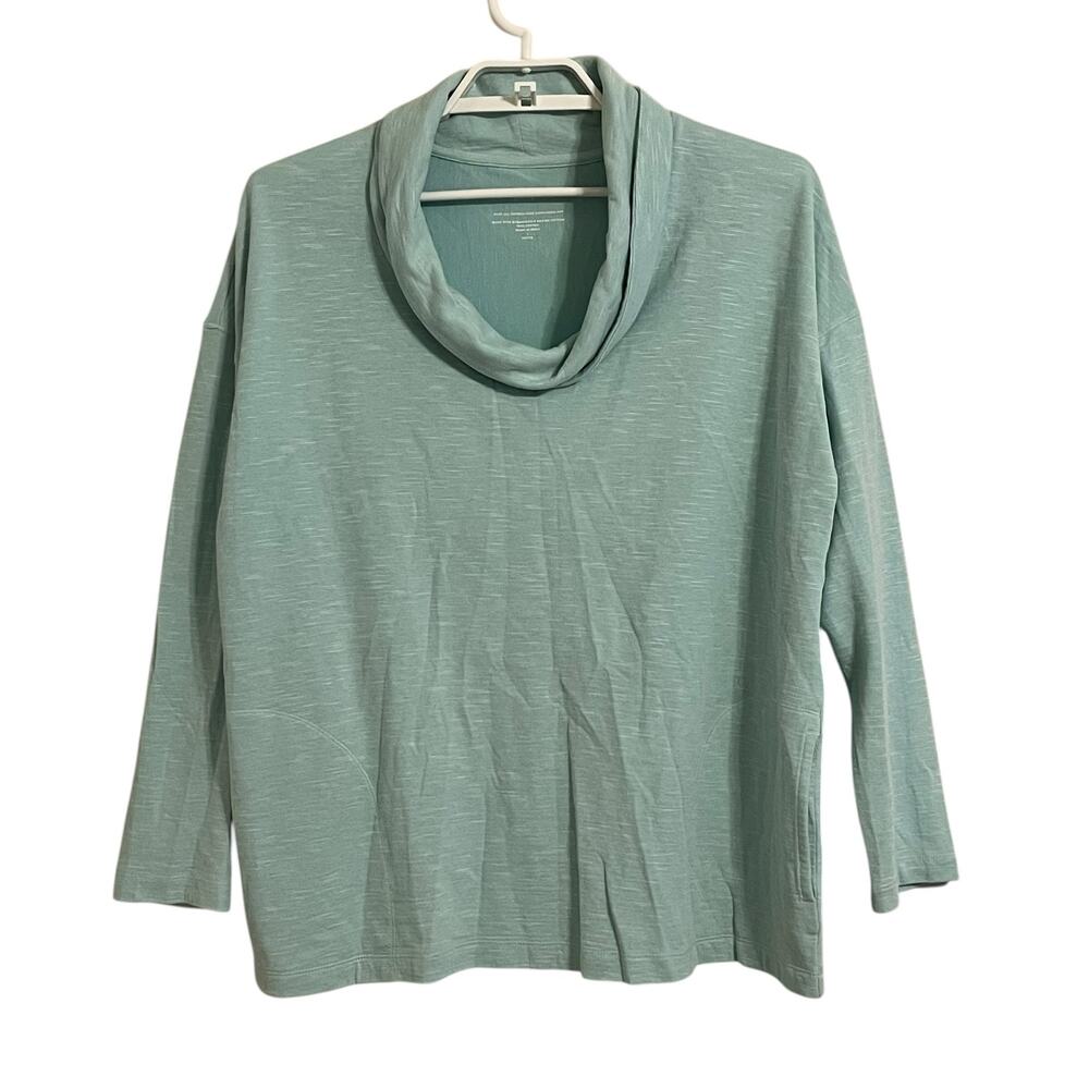 J. Jill PureJill Double Face Cowl Neck Top Petite
